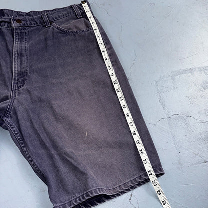 Levis 550 VTG Denim Shorts Mens 38 Purple Wash 1990s Orange Tab 90s 501