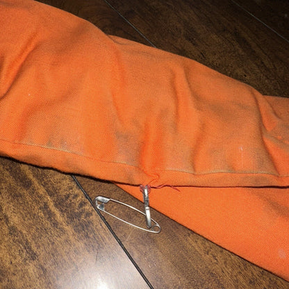 Vtg 50s 60s Hunters Friend Orange L Canvas Hunting Jacket Work Coat Rockabilly