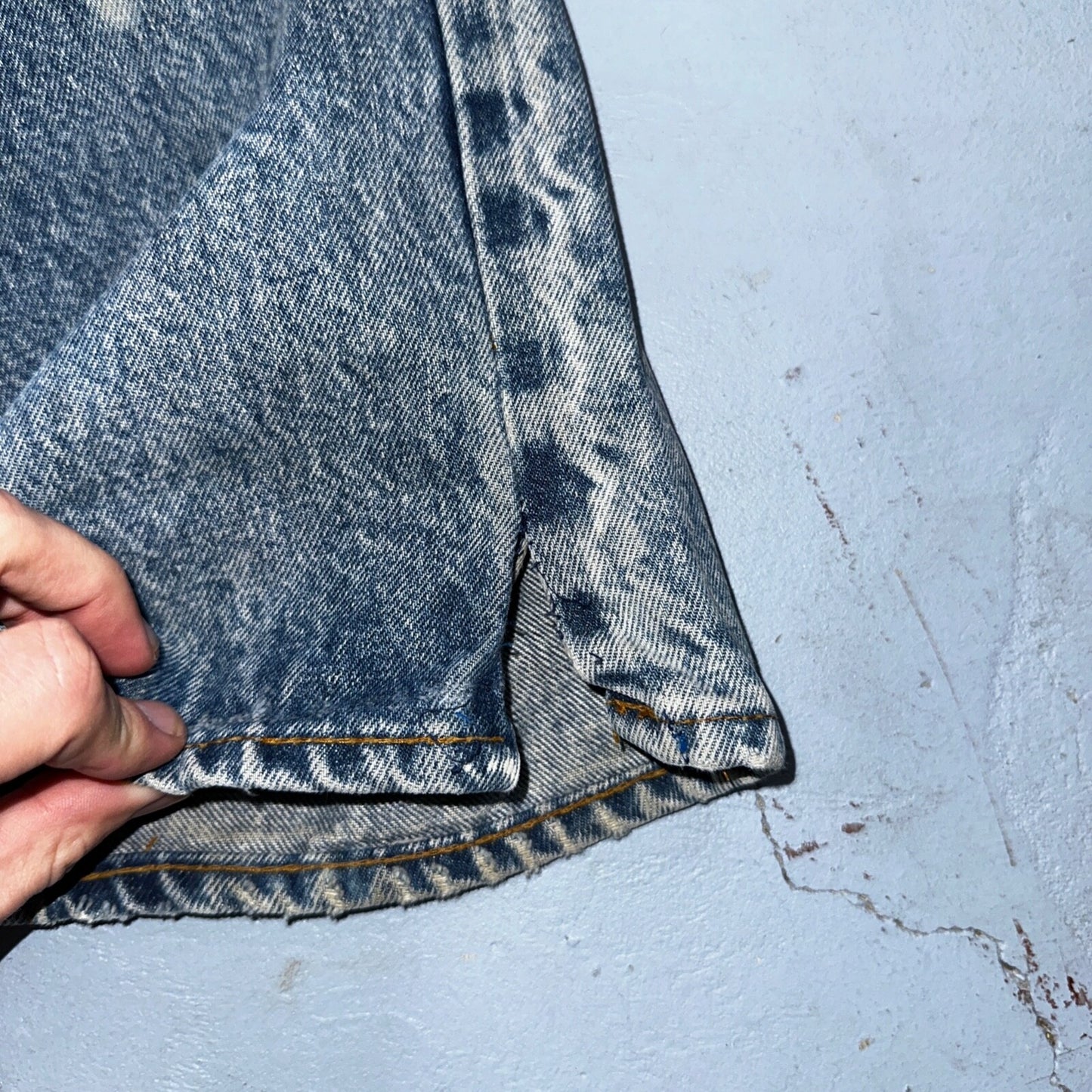 Levis 501 Vintage 80s Redline Selvedge USA XX Jeans Med Wash 28x34 Act 26x30