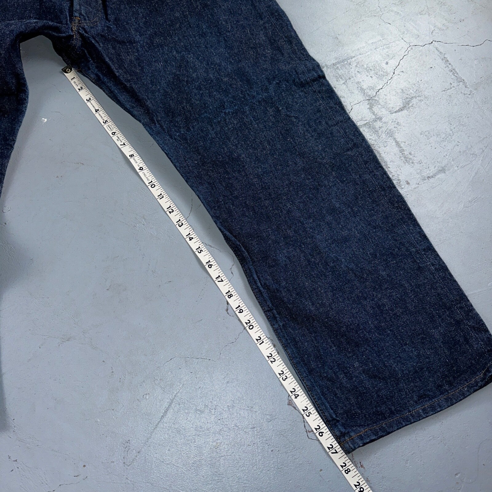 Levis 501 Vintage 80s USA XX Straight Leg Jeans Blue Dark Wash 46x30 Act 40x27