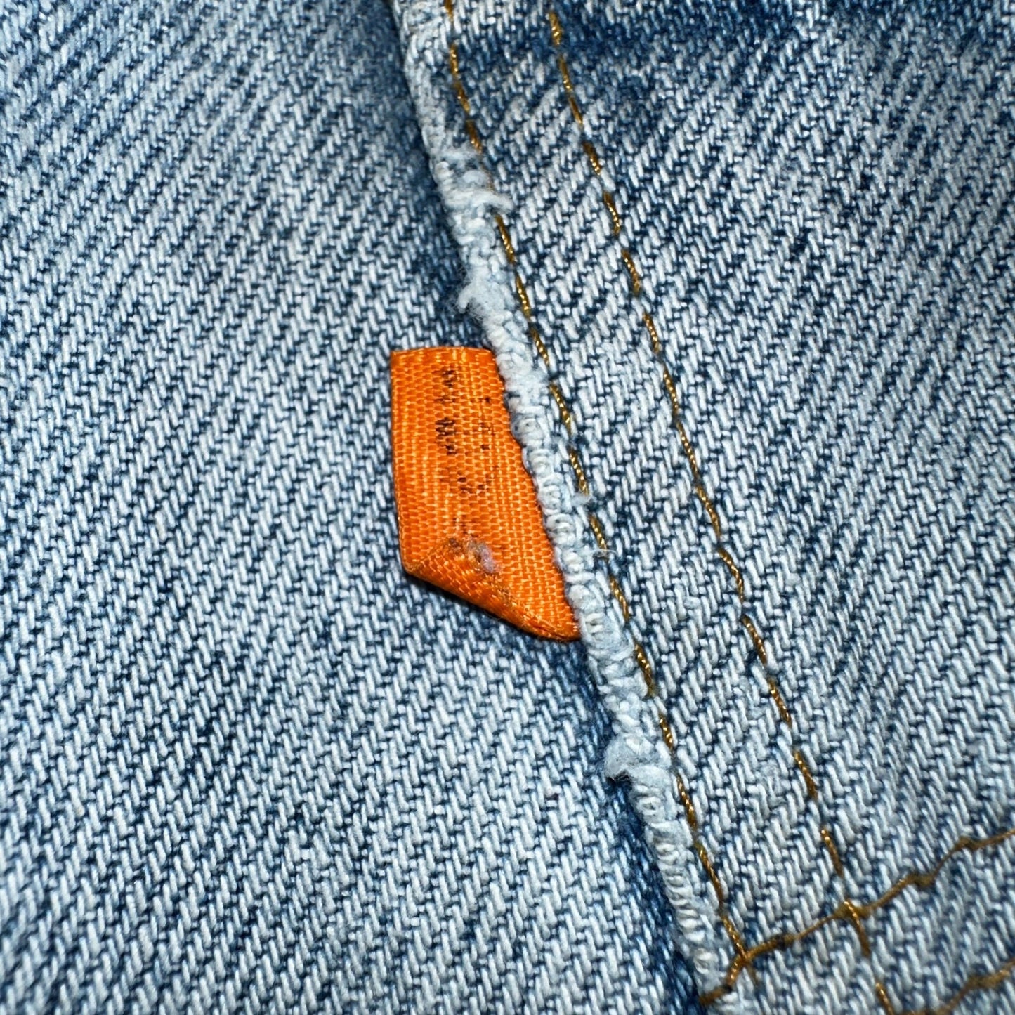 Levis 517 Vintage 80s USA Orange Tab Bootcut Flare Blue Jeans Talon Act 29x28