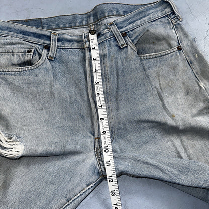 Levis 501 Vintage 80s Redline Selvedge USA XX Jeans Light Wash 36x31 Act 33x28