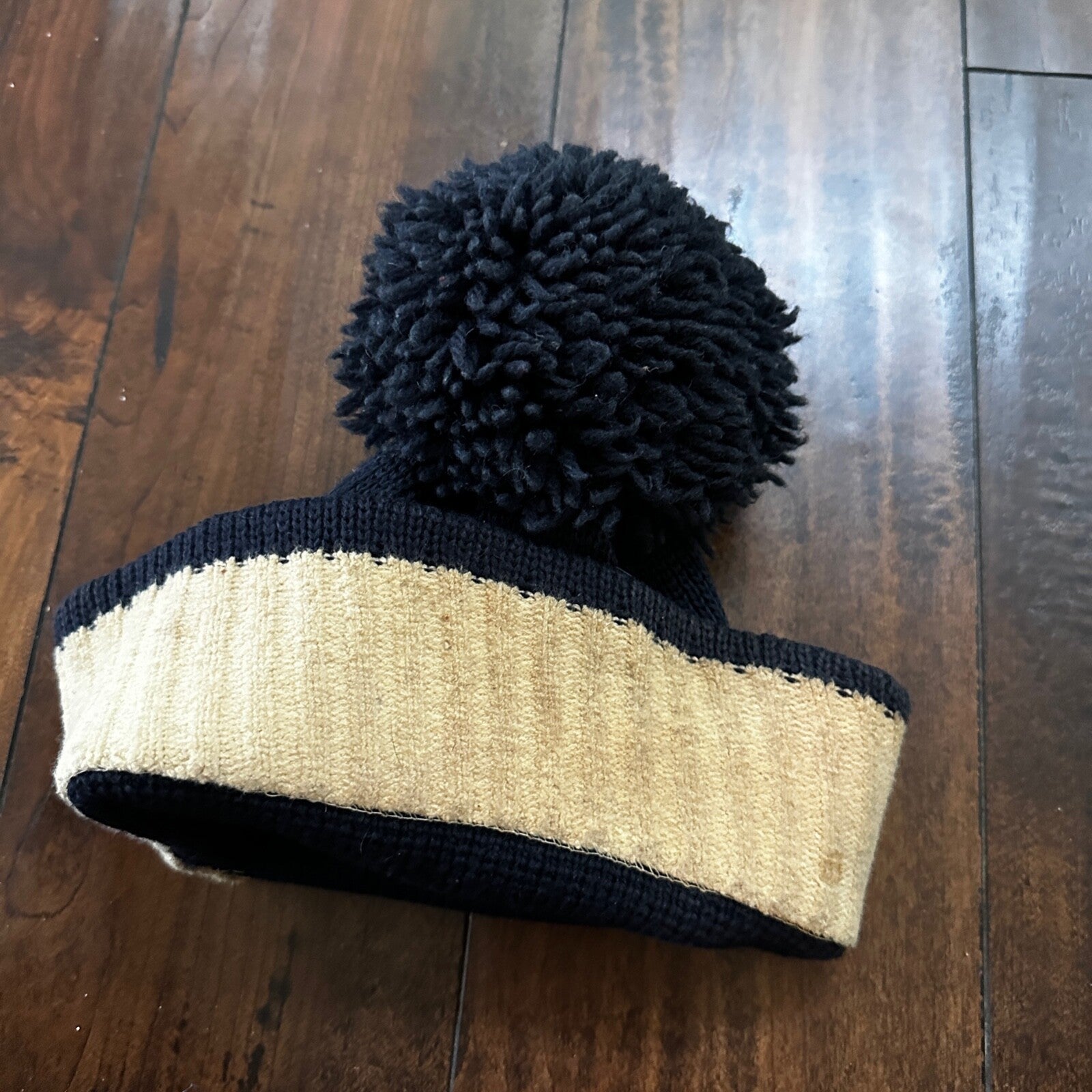 Vintage Watch Cap Hat Rare Navy Military WW2 Winter Wool WWII Look 70s 60s