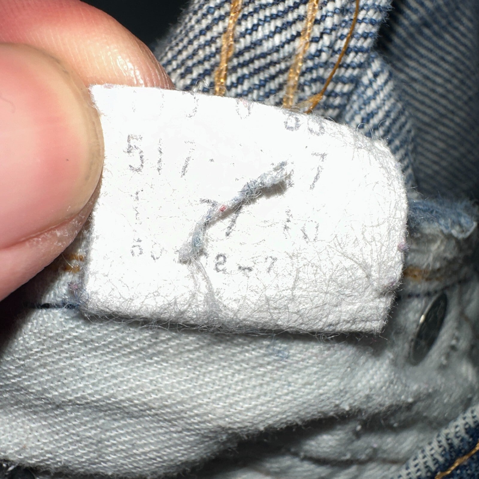 Levis 517 Vintage 70s SS USA Red Tab Bootcut Flare Blue Jeans Talon Act 29x32