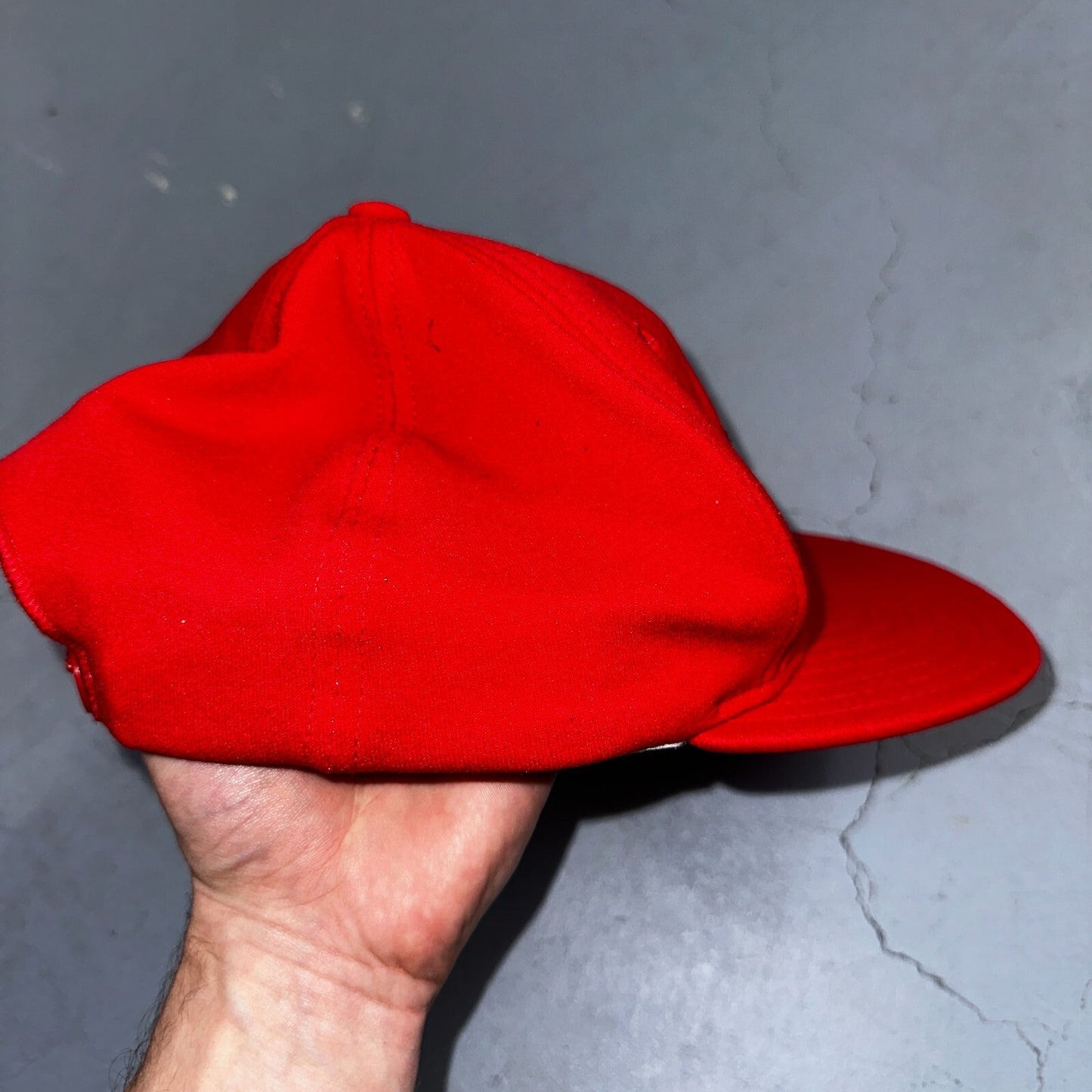 Vintage St. Louis Cardinals Snapback Hat AJD Super Stripe Made USA Trucker Nylon