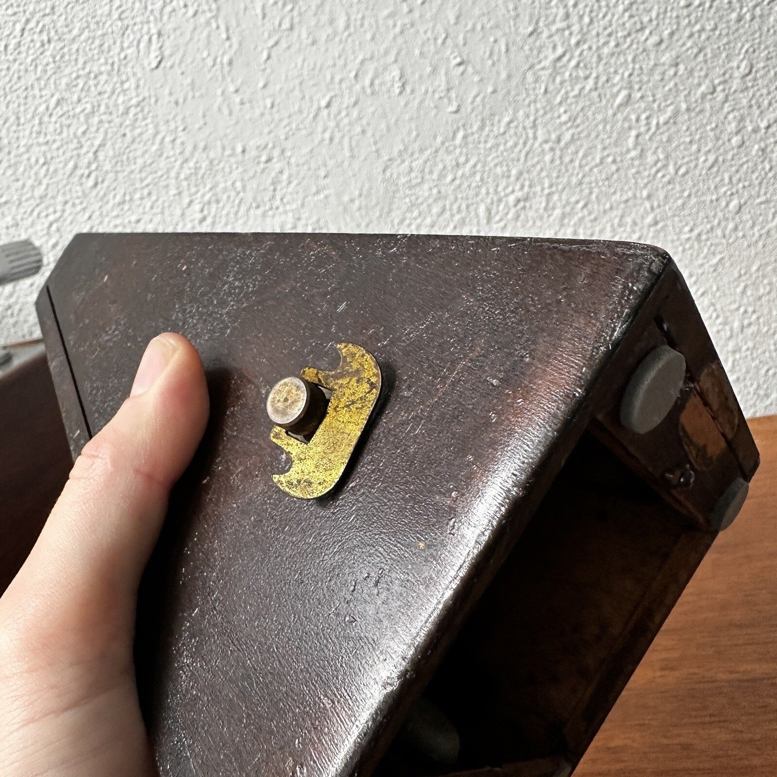 Hollande Angleterre Improved Maelzel Metronome Windup Wood Vtg Antique Paris