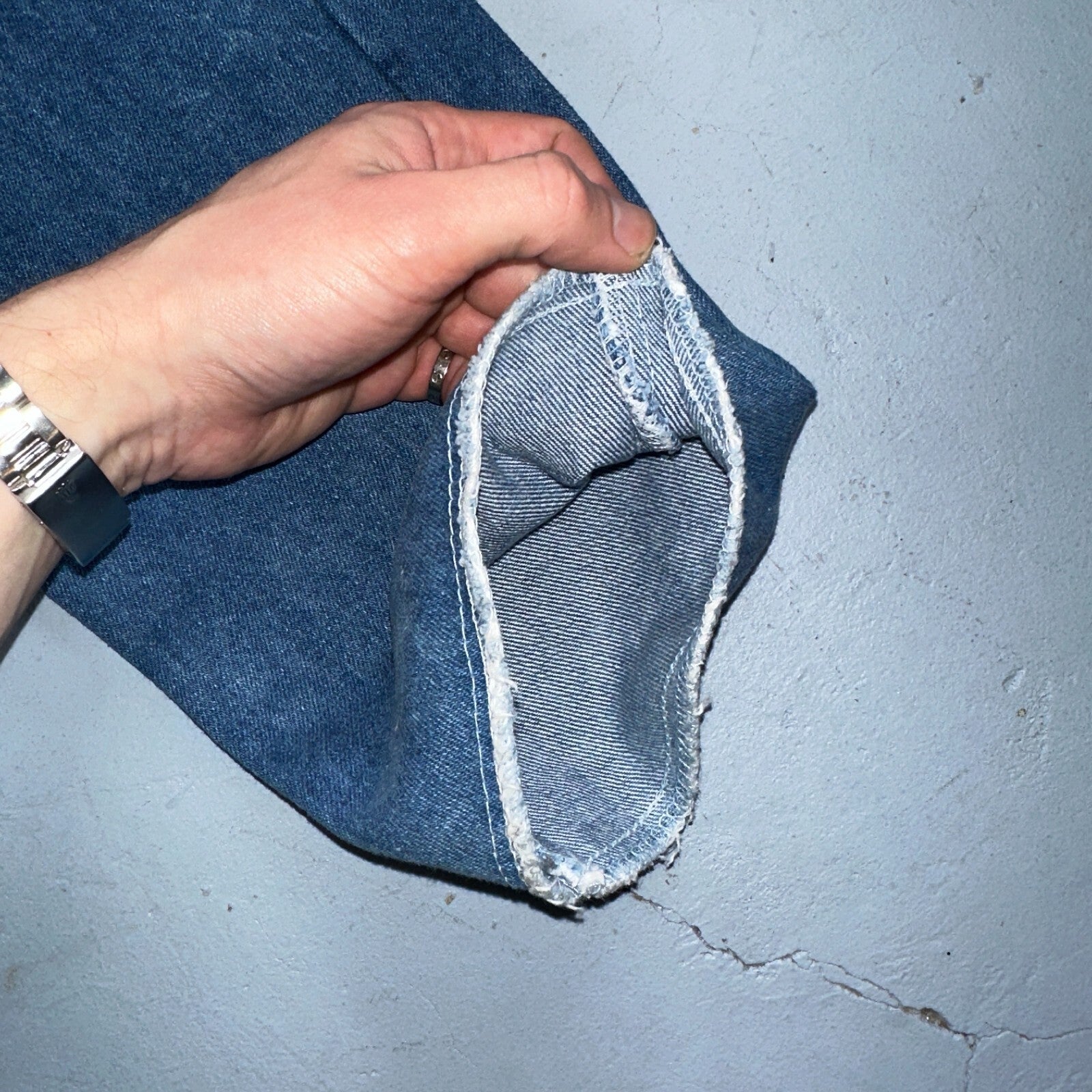 Vintage 90s Eddie Bauer Medium Wash Relaxed Fit Denim Jeans Womens 16 29x34