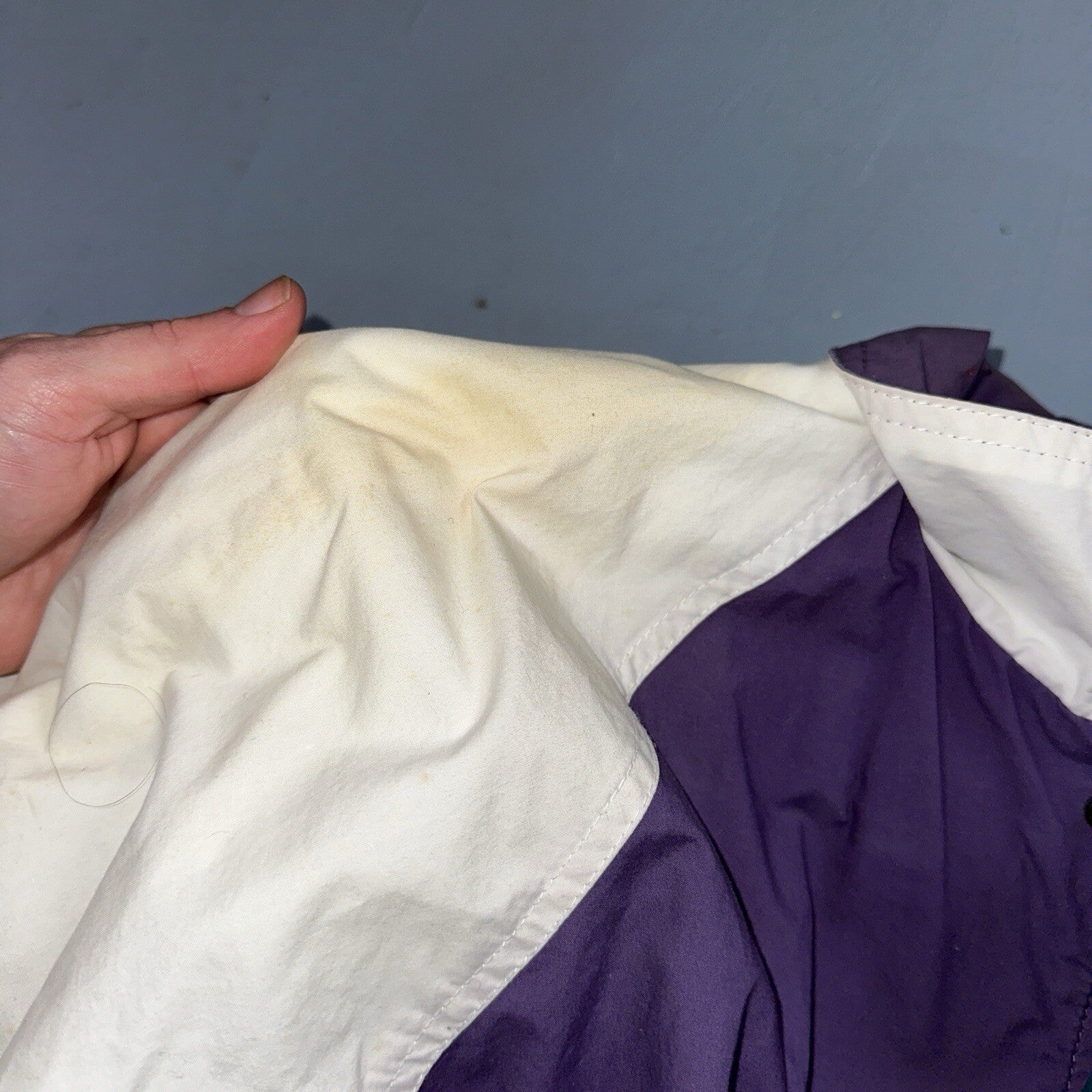 Vintage Eddie Bauer Bomber Jacket Men’s Medium Purple Jacket Wind Breaker