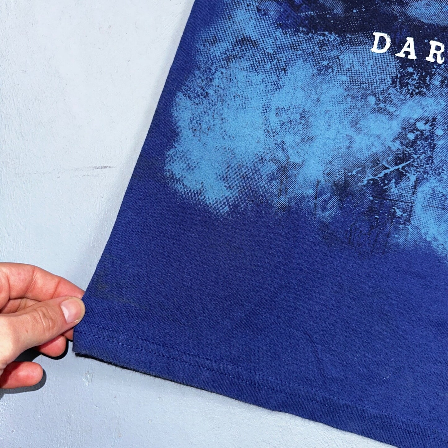 NICKELBACK Dark Horse 2008 Tour VTG Medium Blue Graphic Alt Rock T-Shirt