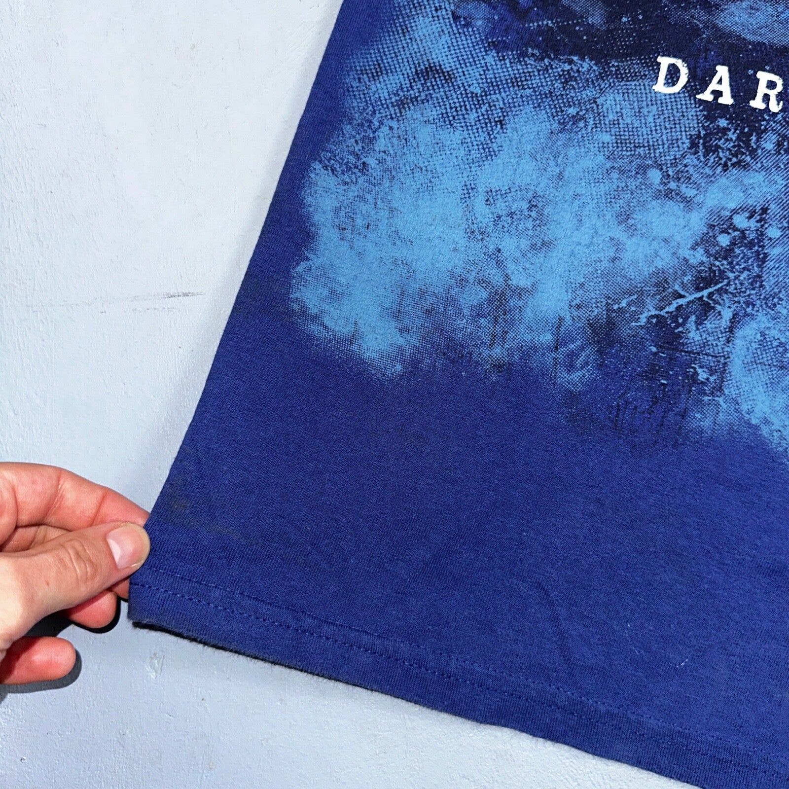 NICKELBACK Dark Horse 2008 Tour VTG Medium Blue Graphic Alt Rock T-Shirt