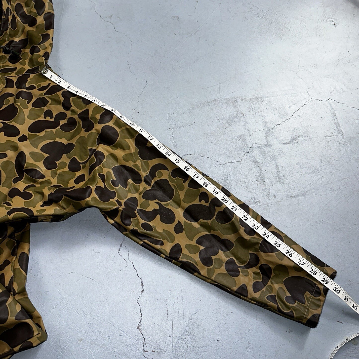 Dry Wear Rain Suit Adult Brown Green Camouflage Outdoor Hunting Mens XL Frogskin