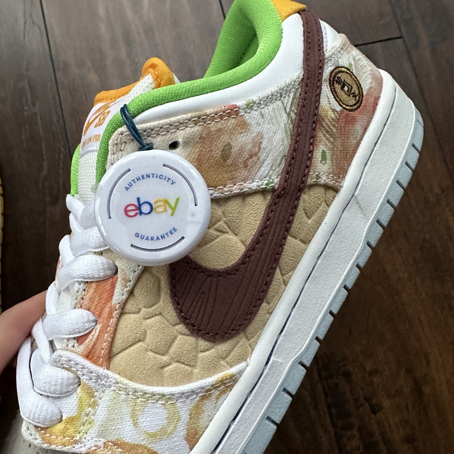 Nike Size 7.5 SB Dunk Low QS Pro Street Hawker - CV1628-800 - Worn Once