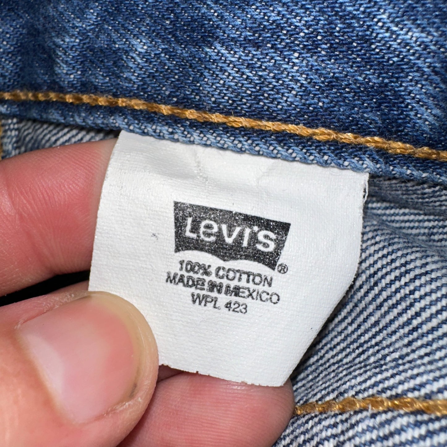 Levis 501 Vintage Y2K 90s XX Straight Leg Jeans Blue Med Wash 38x33 Act 36x29