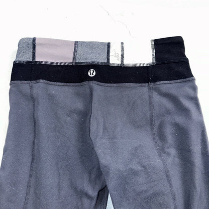 Lululemon Women Black Full Groove Flared Pant Small Yoga Stretch Cute