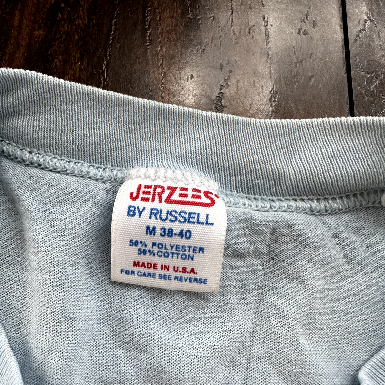 Oregon Elgin USA Vintage T Shirt 1986 80s Single Stitch Blue Running Eugene