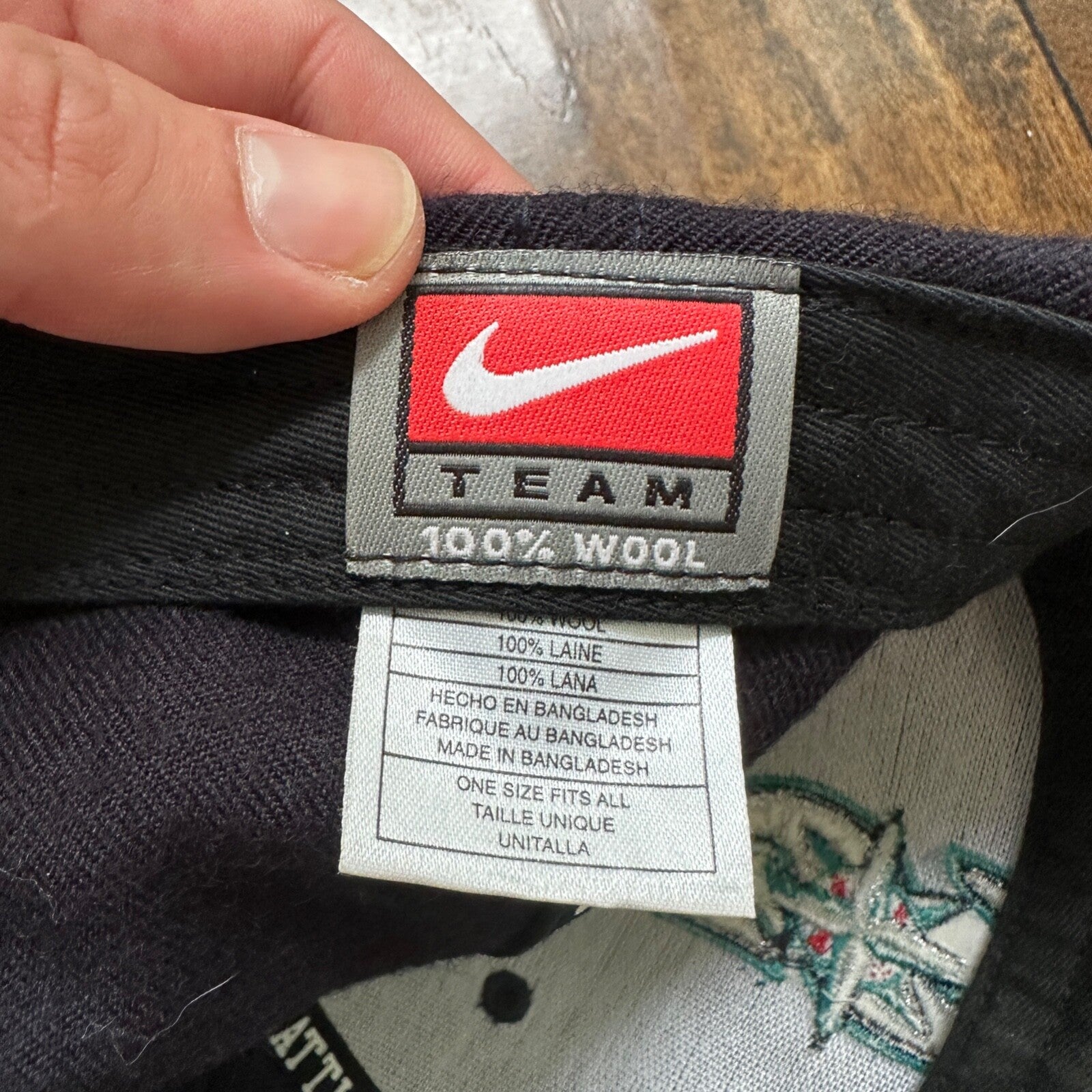 Nike Seattle Mariners VTG Hat Cap Snapback Y2K Team Wool