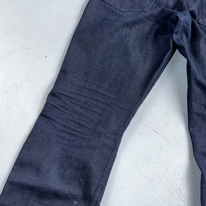 Brave Star Jeans Mens 34 Blue Selvedge Cone Denim Dark Wash Slim Straight USA