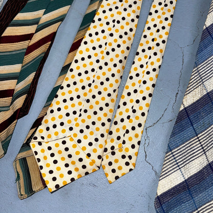 VTG 30s 40s Palm Beach Cloth Wool Tie Swing Rockabilly Lot 10 Ties Antique Rare