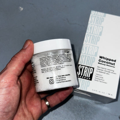 STRIP MAKEUP Whipped Coconut Makeup Remover 3.4 fl oz / 100 ml NIB