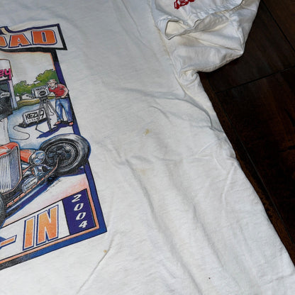 Graffiti Alley VTG Shirt Classic Antique Sports Cars America USA Nascar Driving