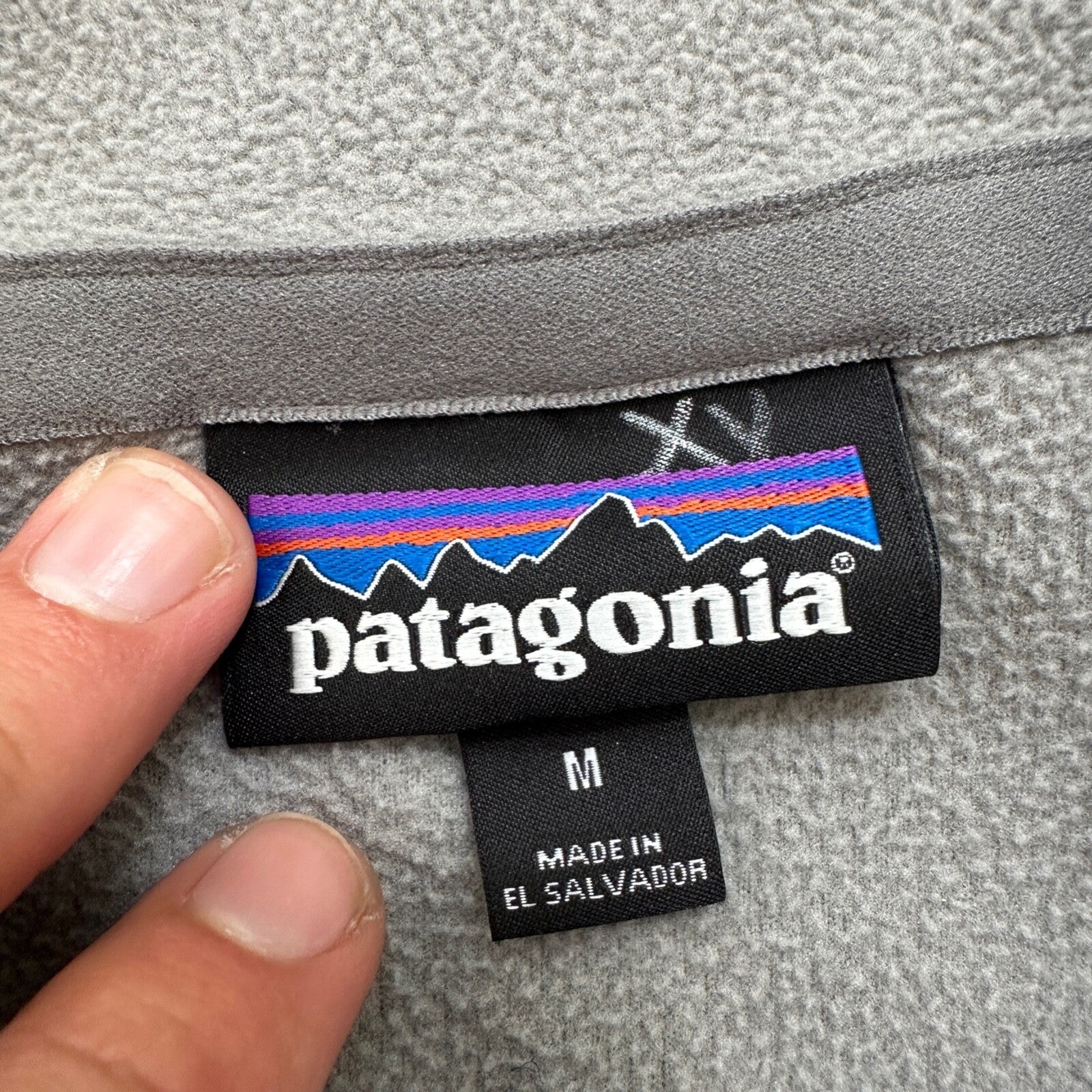 Patagonia Women’s Size M Sweater Fleece Pullover Jacket 1/4 Zip Gray