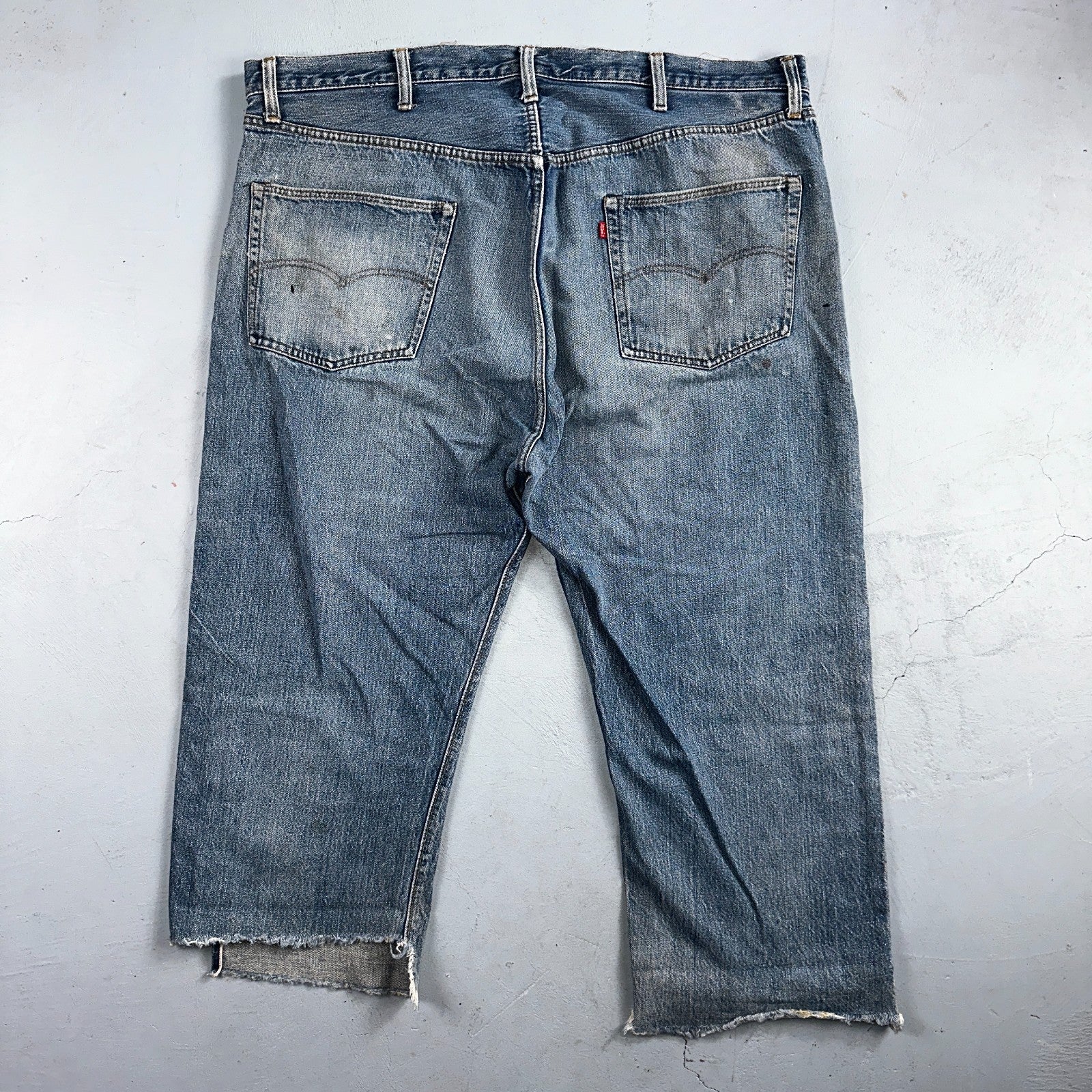 Levis 501 Vintage 70s SS Redline Selvedge USA XX Jeans Med Wash 48x30 Act 43x22