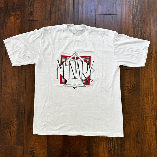 McNary Kissing Lips VTG T Shirt 90s Books High School Keizer Oregon Salem Cool