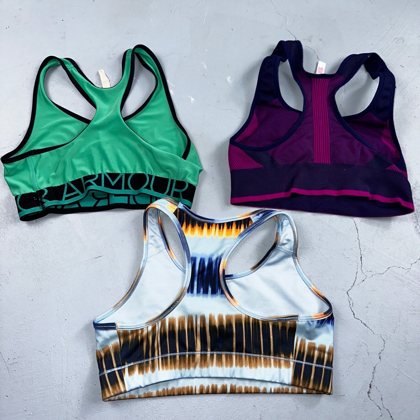 Nike Sports Bra Womens M Swoosh Outdoor Running Workout Lot of 3 Pink