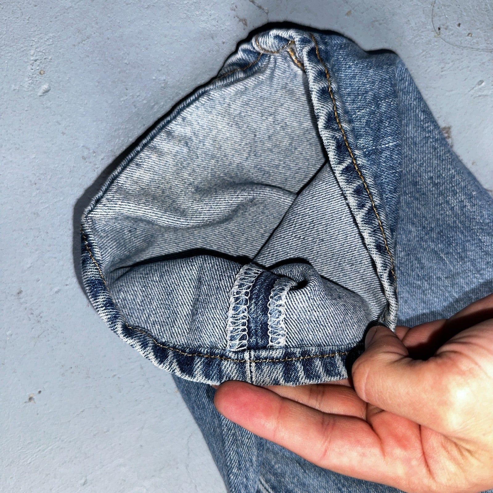 Levis 501 Vintage Y2K 90s XX Straight Leg Jeans Blue Light Wash 38x34 Act 37x34