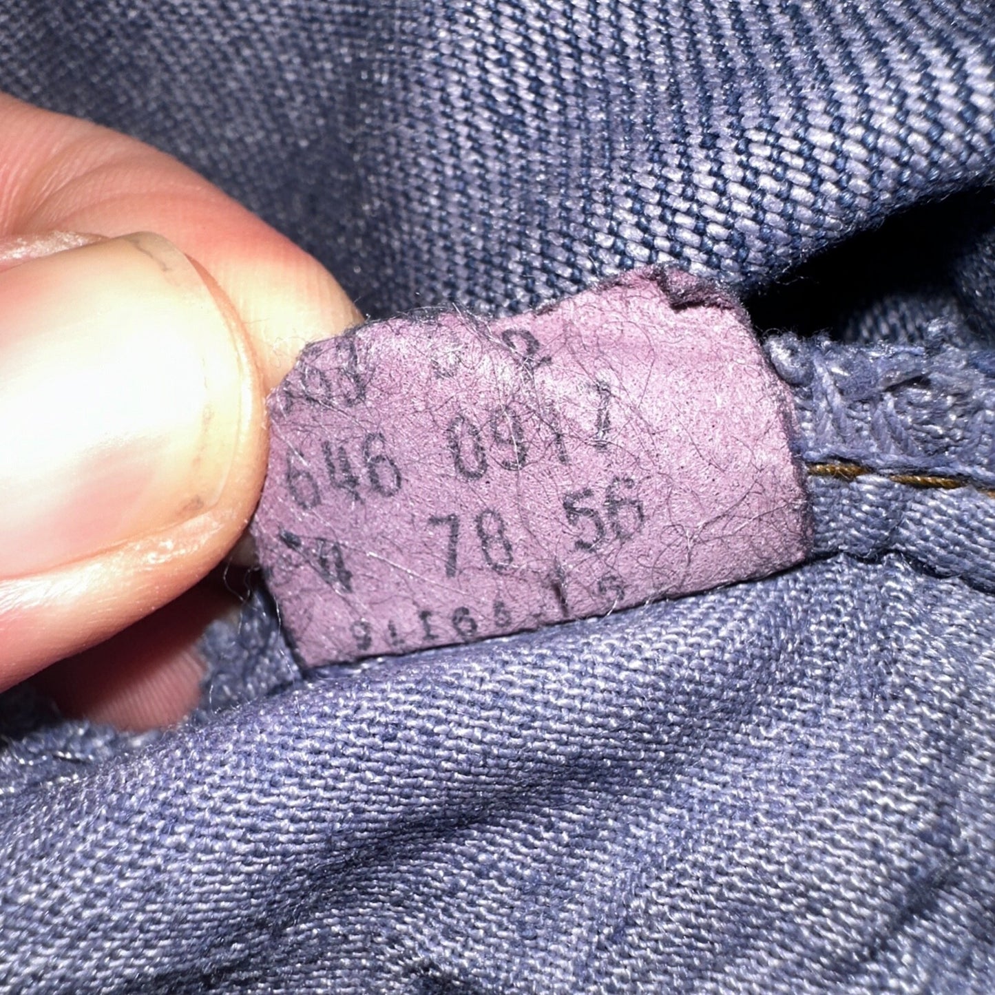 Levis 646 Vintage 70s USA Orange Tab Bootcut Flare Blue Bell Bottom Jeans 29x28