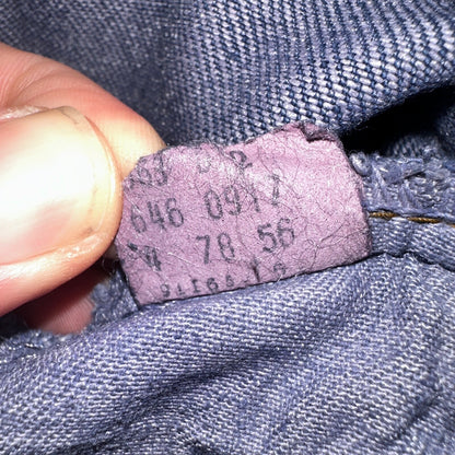 Levis 646 Vintage 70s USA Orange Tab Bootcut Flare Blue Bell Bottom Jeans 29x28
