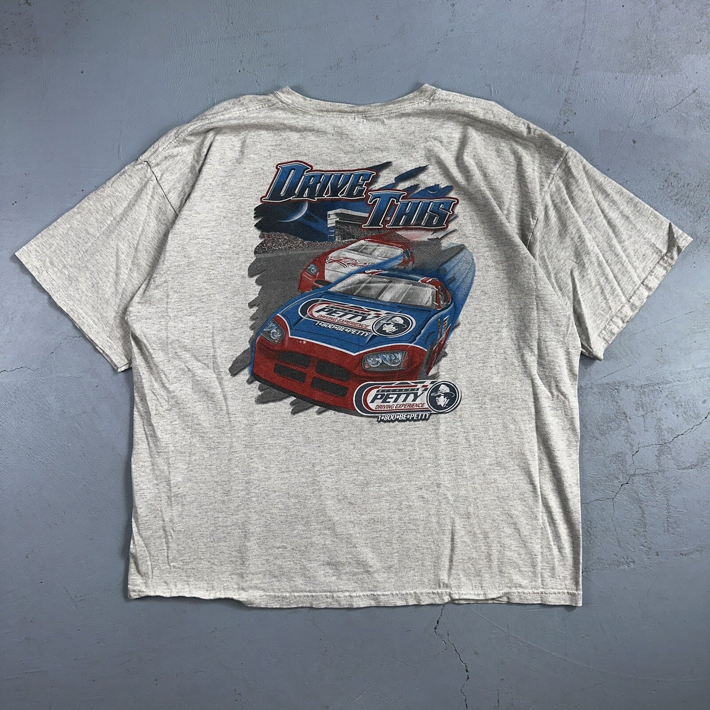 Vintage Dale Earnhardt Richard Petty Winston Cup Shirt Mens 2XL AOP NASCAR Y2K