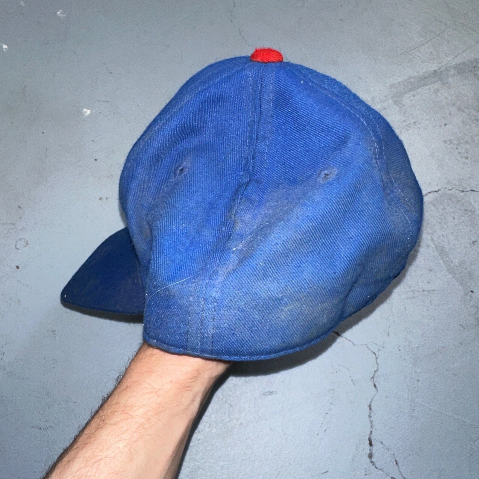 VTG 80s Richardson Player Philadelphia 76ers Script Snapback Hat Rare Cap