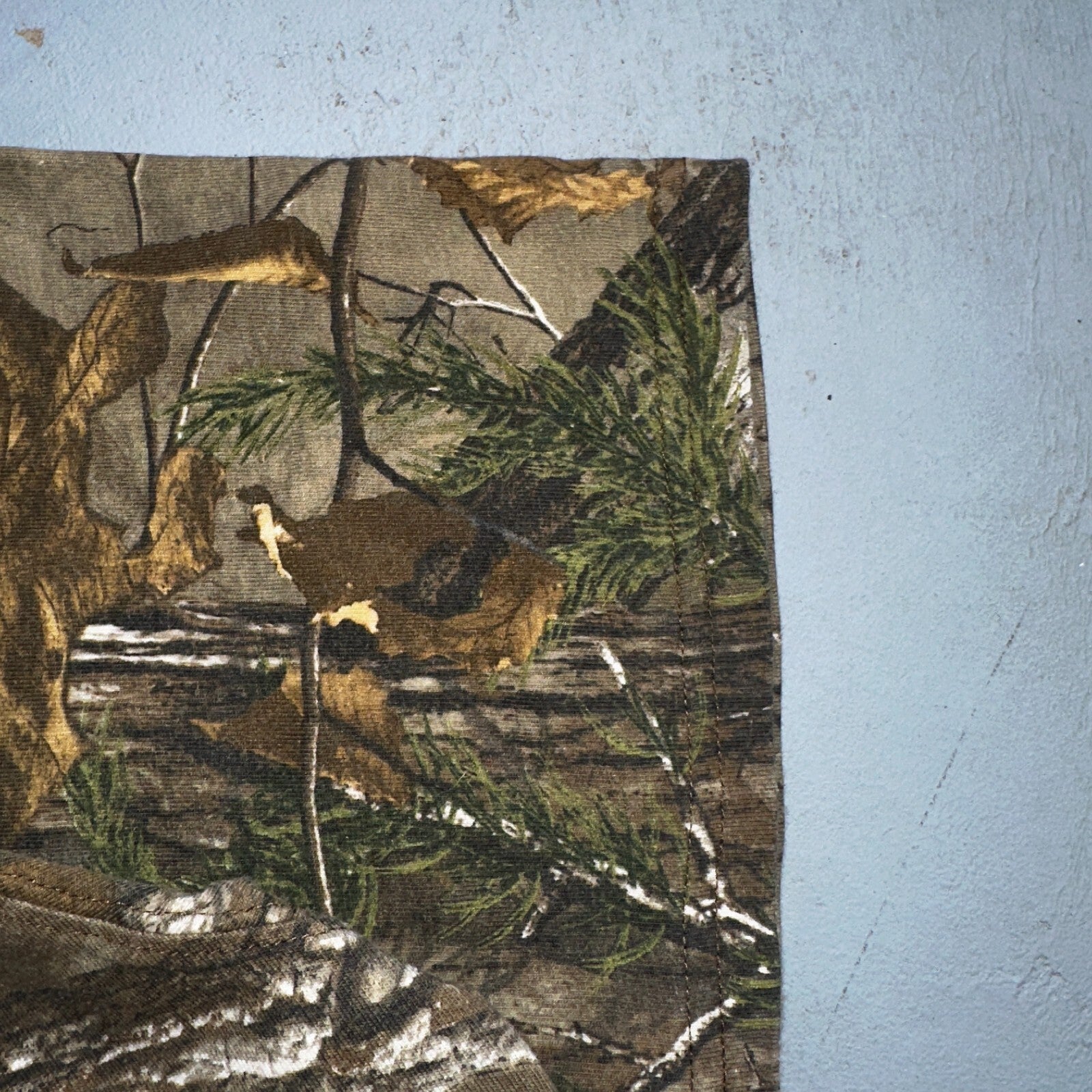 Realtree Camo Short Sleeve VTG Style T Shirt Hunting Trees Camoflauge Y2K Sz XL