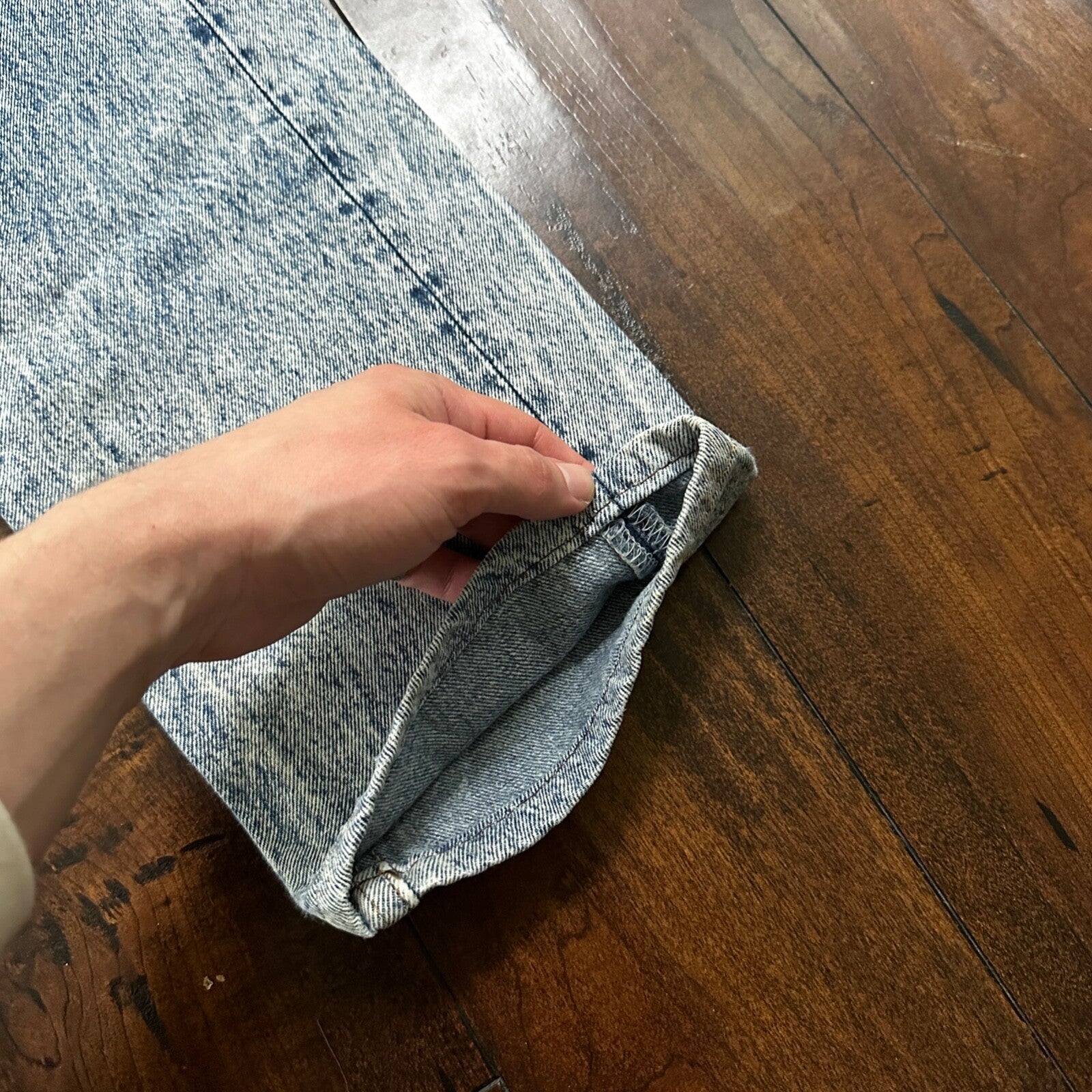 VTG 90s Levis 501 Button Fly 30x36 USA Tag Jeans Straight Acid Wash XX Act 27x32