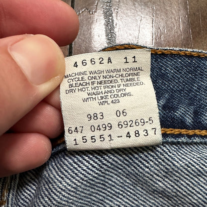 Levis Women Jeans 14 Reg M Blue VTG 550 Relaxed Fit Tapered Blue Wash 31x30