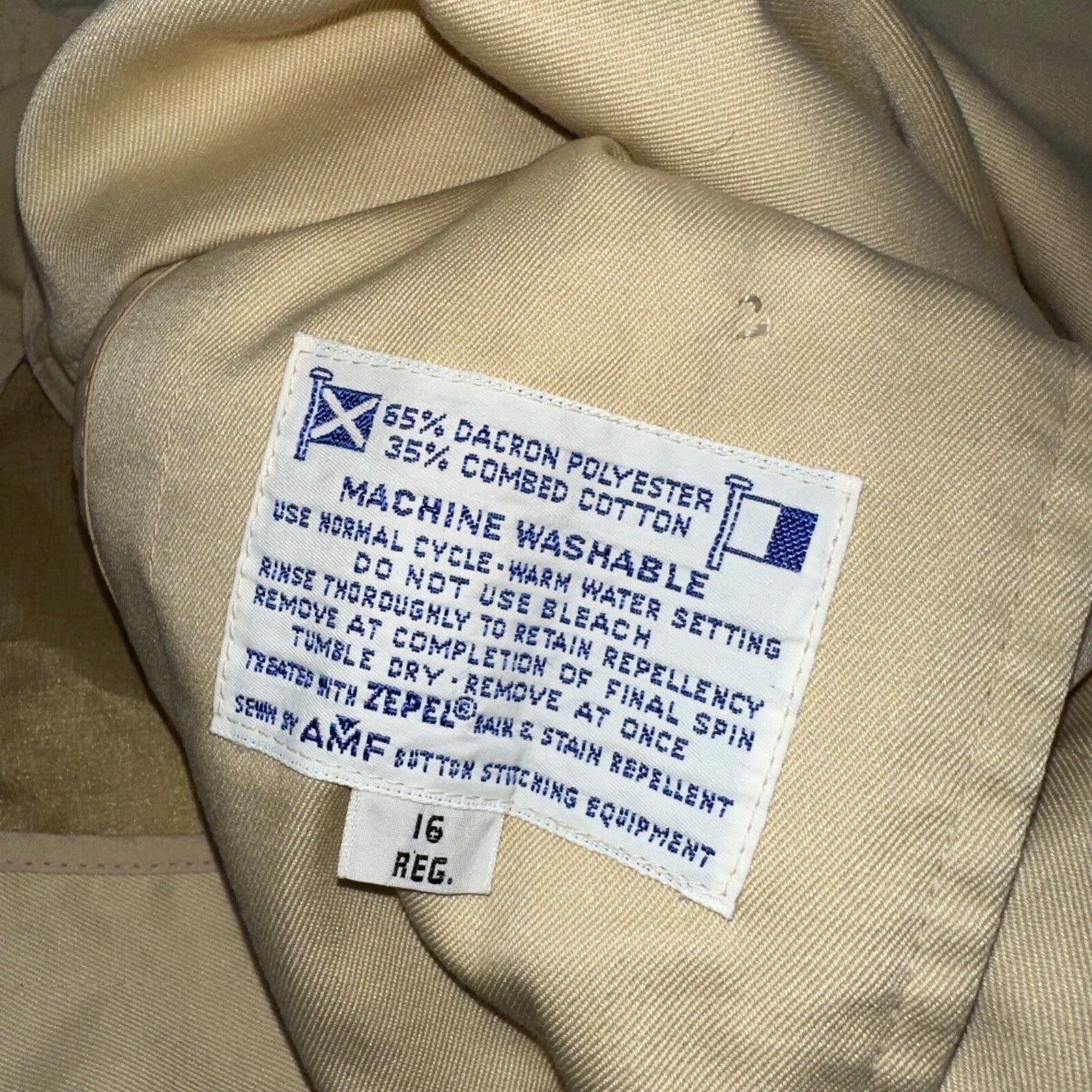 Misty Harbor Any Weather Coat Women’s Size 16 Reg Beige VTG 70s