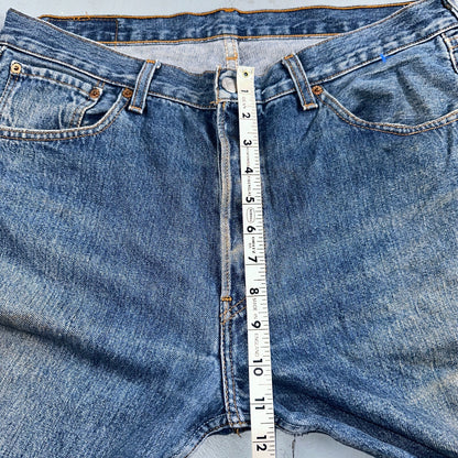 Levis 501 Vintage Y2K XX Straight Leg Jeans Blue Med Wash 34x34 Act 34x33