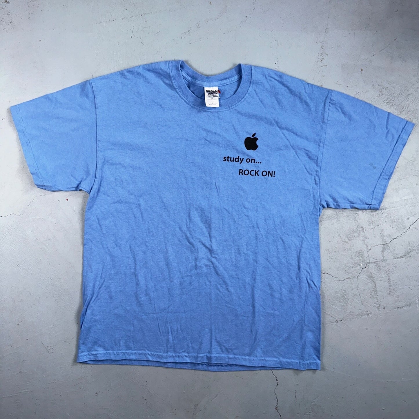 Apple Rare iTunes Promo VTG T Shirt Y2K Nano Study Rock On Dance Commercial 2000