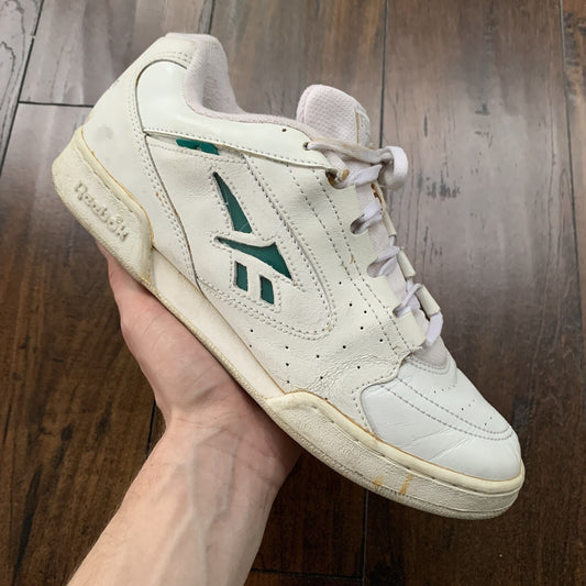 Reebok Freestyle Vintage Lace-Up Sneaker White Rainbow Women's 9.5 Colors 90s