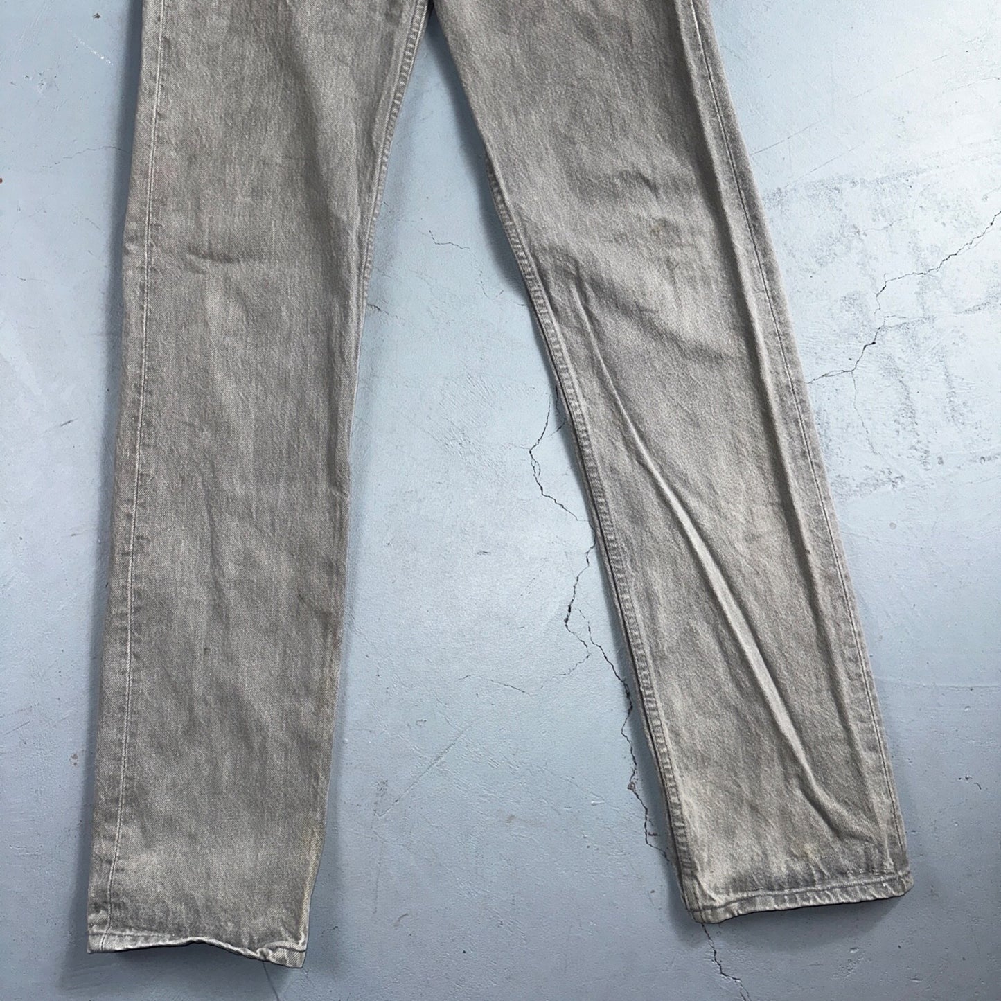 Levis 501 Vintage 90s USA XX Straight Leg Jeans Gray Med Wash 30x36 Act 28x34