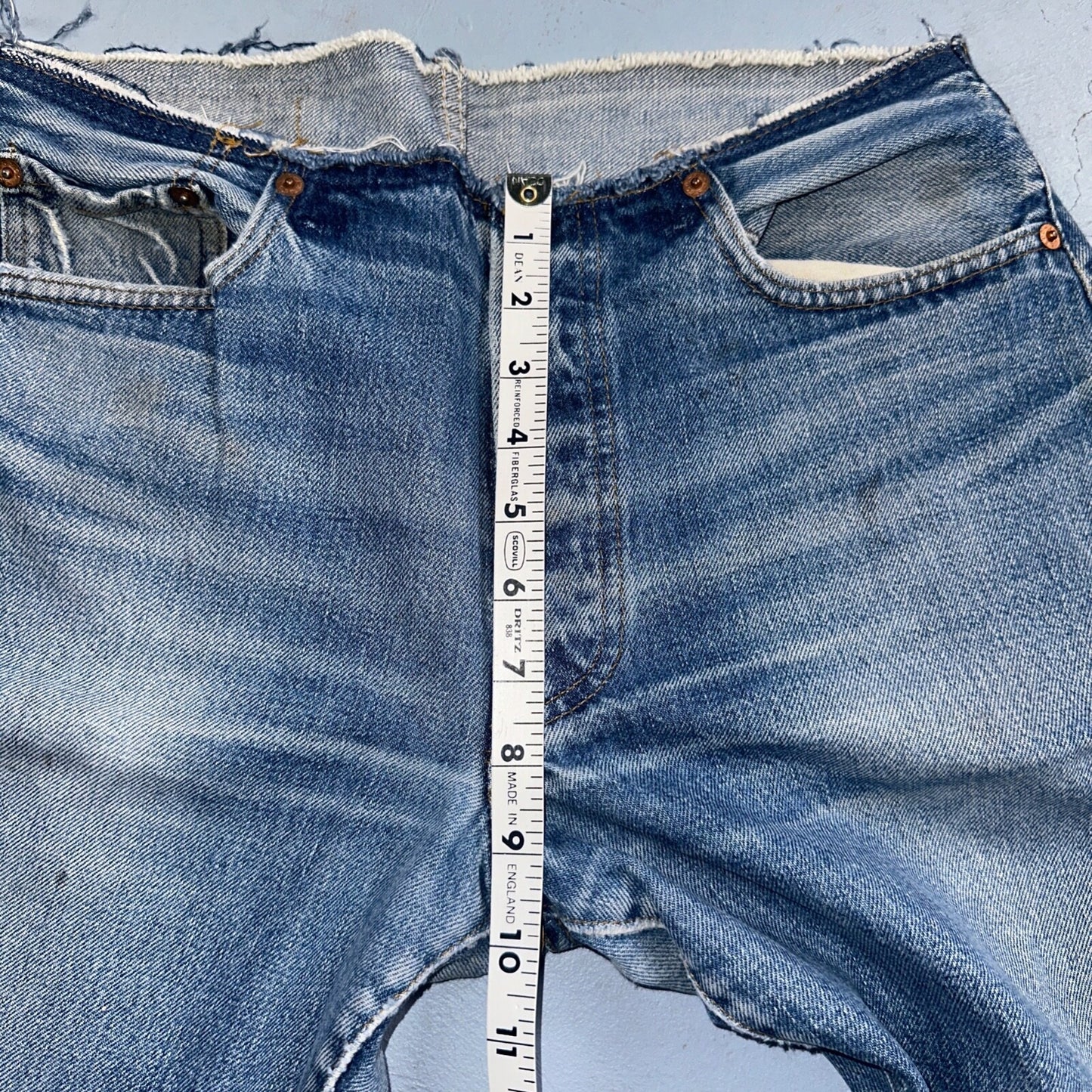 Levis 501 Vintage 80s Redline Selvedge USA XX Jeans Med Wash 31x36 Act 30x30