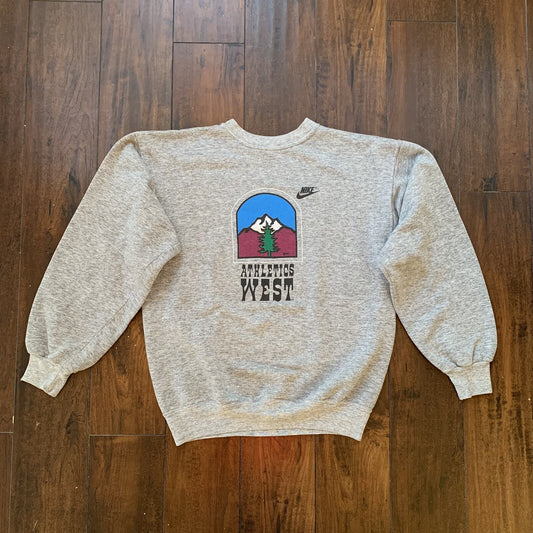 Nike Champion Reverse Weave Athletics West U.S.A Single Color Vintage 70s 80s