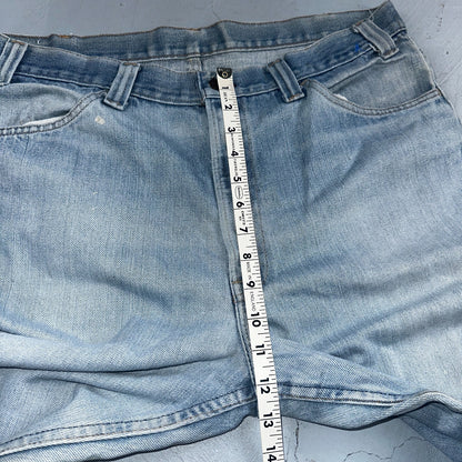 Levis 517 Vintage 80s USA Orange Tab Bootcut Flare Blue Jeans Talon Act 36x30