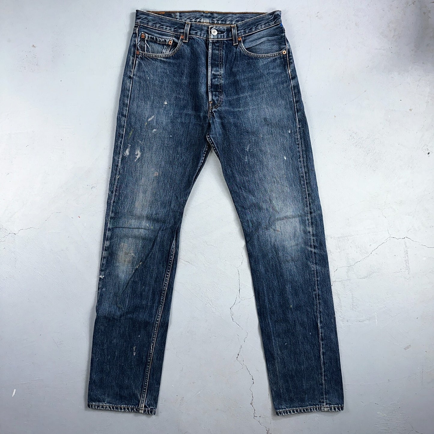 Levis 501 Vintage 90s XX Straight Leg Jeans Y2K Med Wash 33x36 Act 32x34