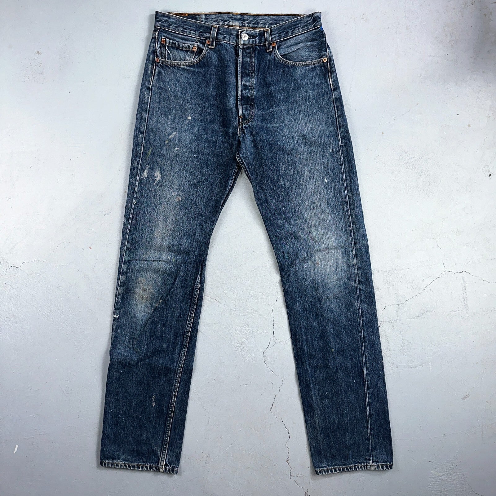 Levis 501 Vintage 90s XX Straight Leg Jeans Y2K Med Wash 33x36 Act 32x34