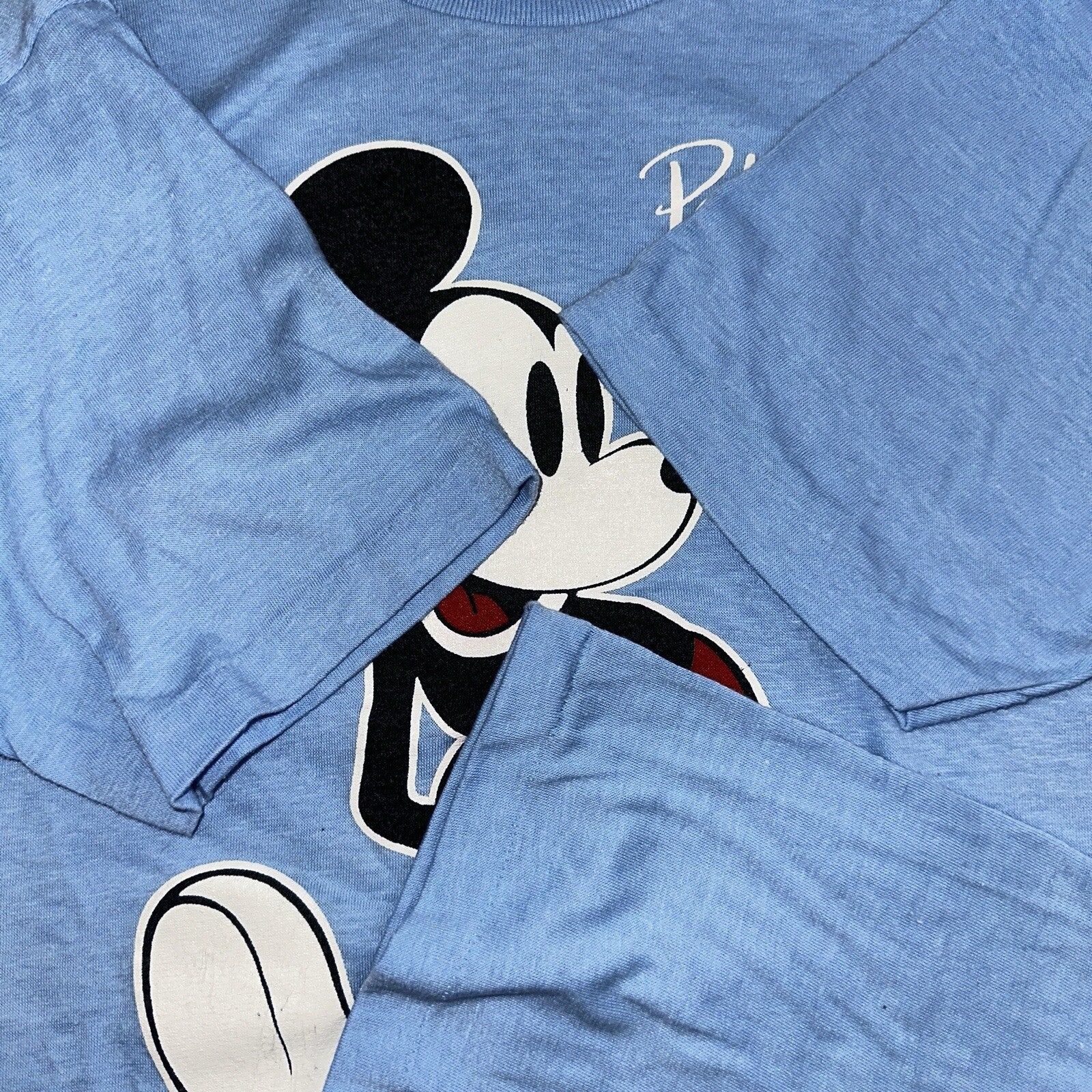 Disney 1970s Mickey Mouse VTG T Shirt 70s Single Stitch California Palo Alto