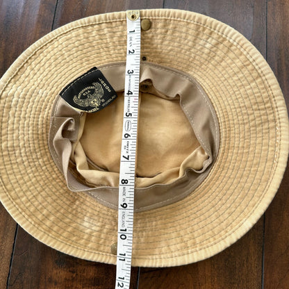 Henschel Canvas Hat Hatquarters USA TAN Mens Western Outdoors Outback Bucket 90s