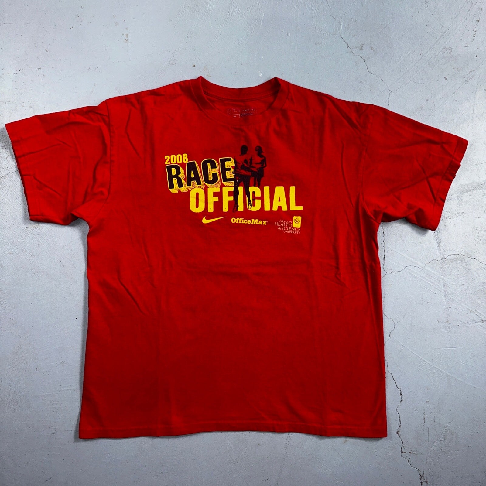 Nike Hood To Coast 2008 Y2K VTG T Shirt Promo Running Race Official Oregon PDX