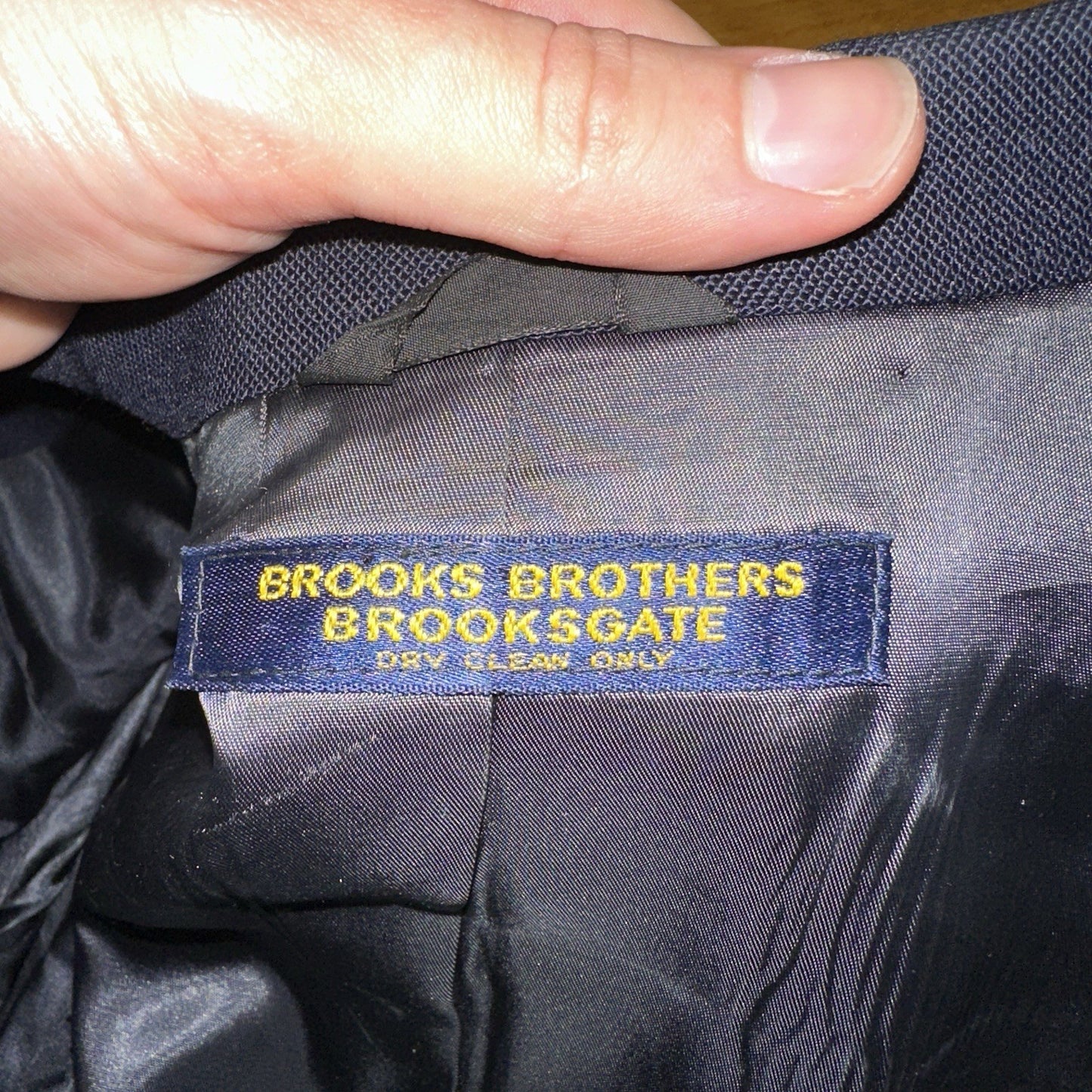 Vintage Brooks Brothers Brooksgate 43R Wool Blazer Union Made USA Sportscoat